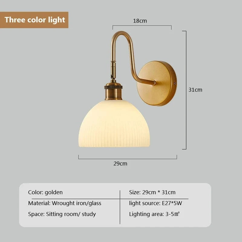 Applique murale nordique moderne - Accompagnez la tendance avec style | Marco Lucetti Lumière tricolore / CHINE / Sans ampoule