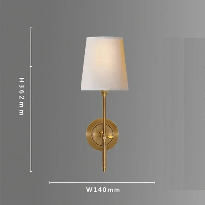 Applique murale nordique moderne en cuivre pour villa de luxe | Marco Lucetti Cuivre