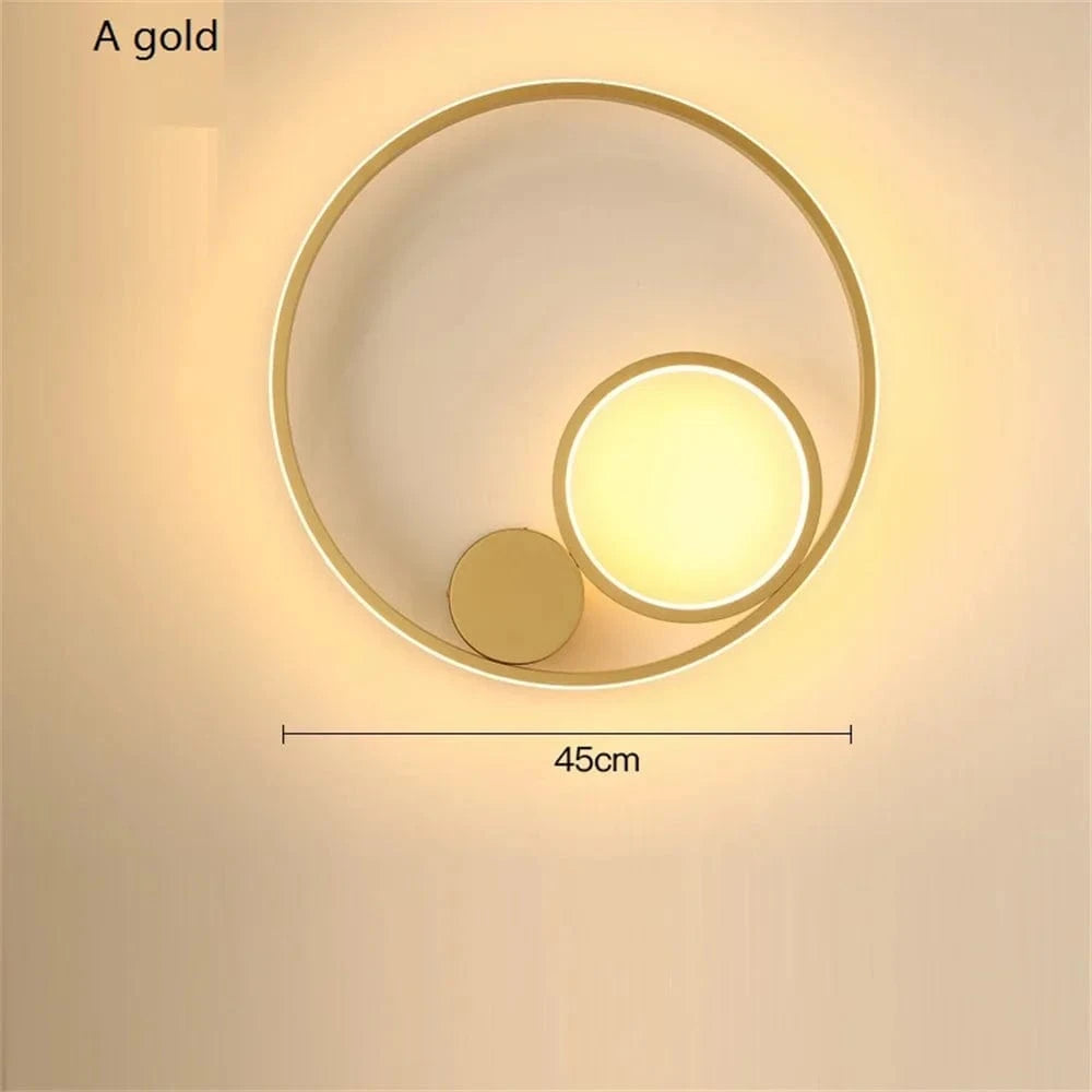 Applique Murale Nordique Moderne LED en Fer Aluminium Acrylique | Marco Lucetti