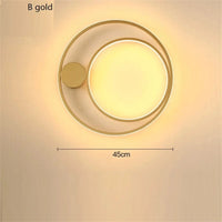Applique Murale Nordique Moderne LED en Fer Aluminium Acrylique | Marco Lucetti B or