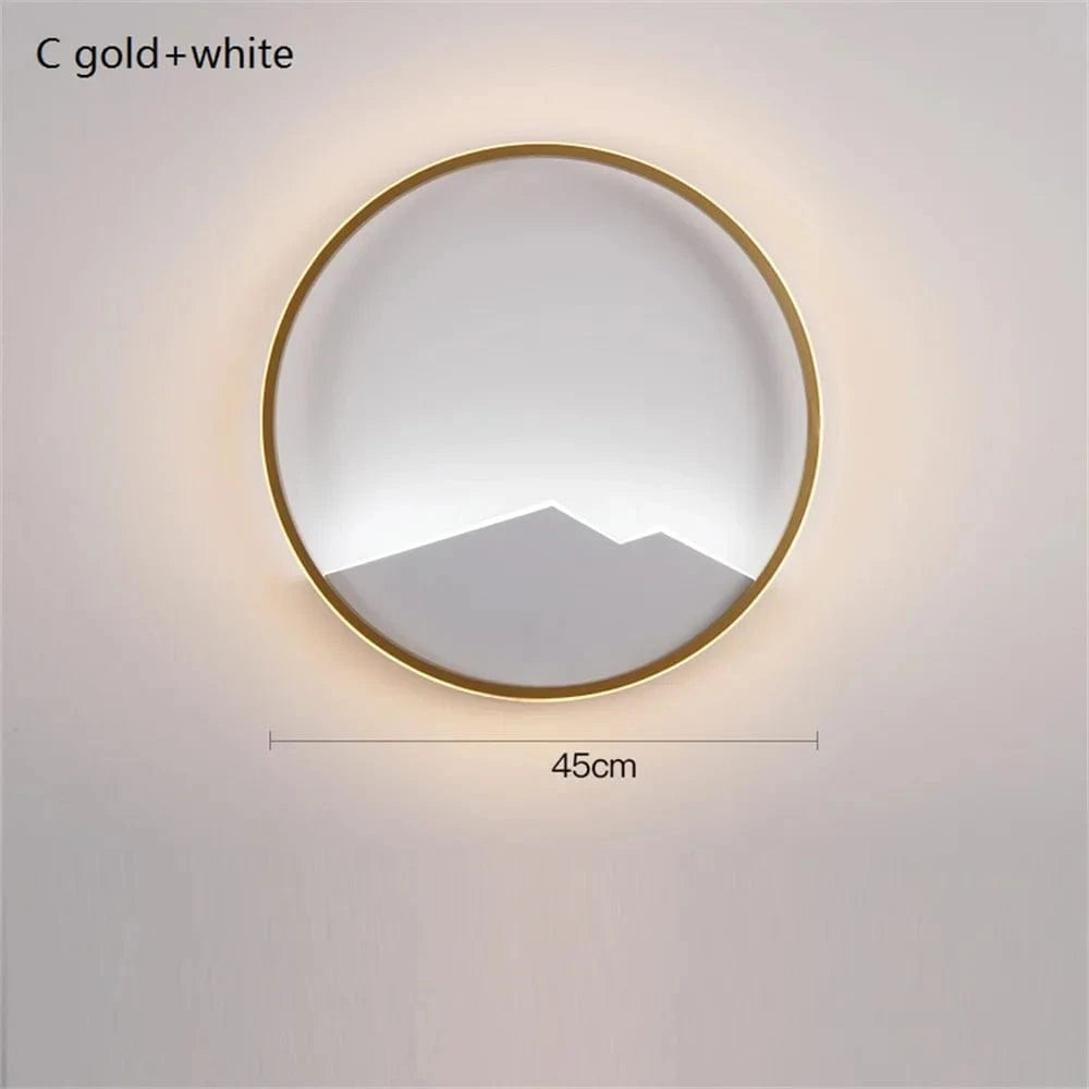 Applique Murale Nordique Moderne LED en Fer Aluminium Acrylique | Marco Lucetti C blanc