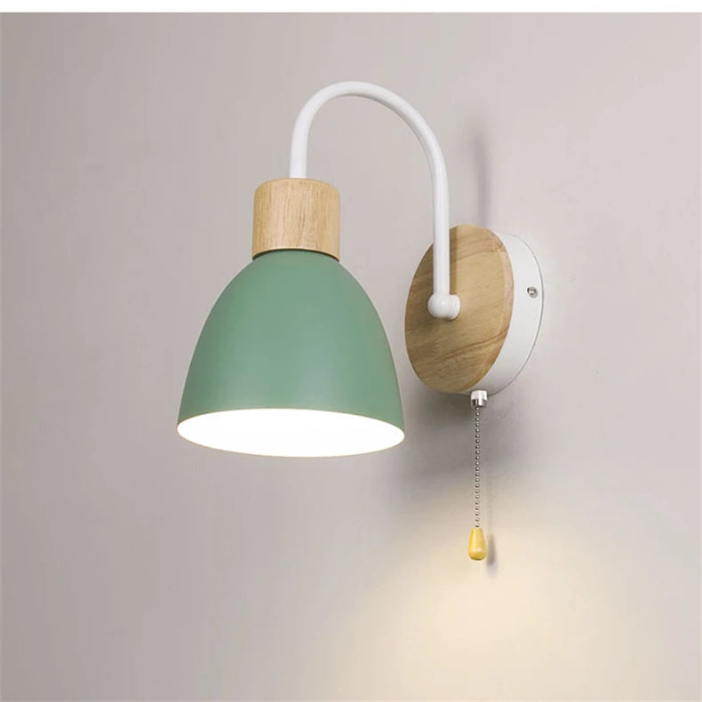 Applique Murale Nordique Moderne Macaron avec Interrupteur LED - Édition Exclusive