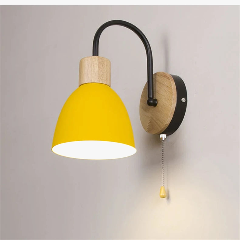 Applique Murale Nordique Moderne Macaron avec Interrupteur LED - Édition Exclusive