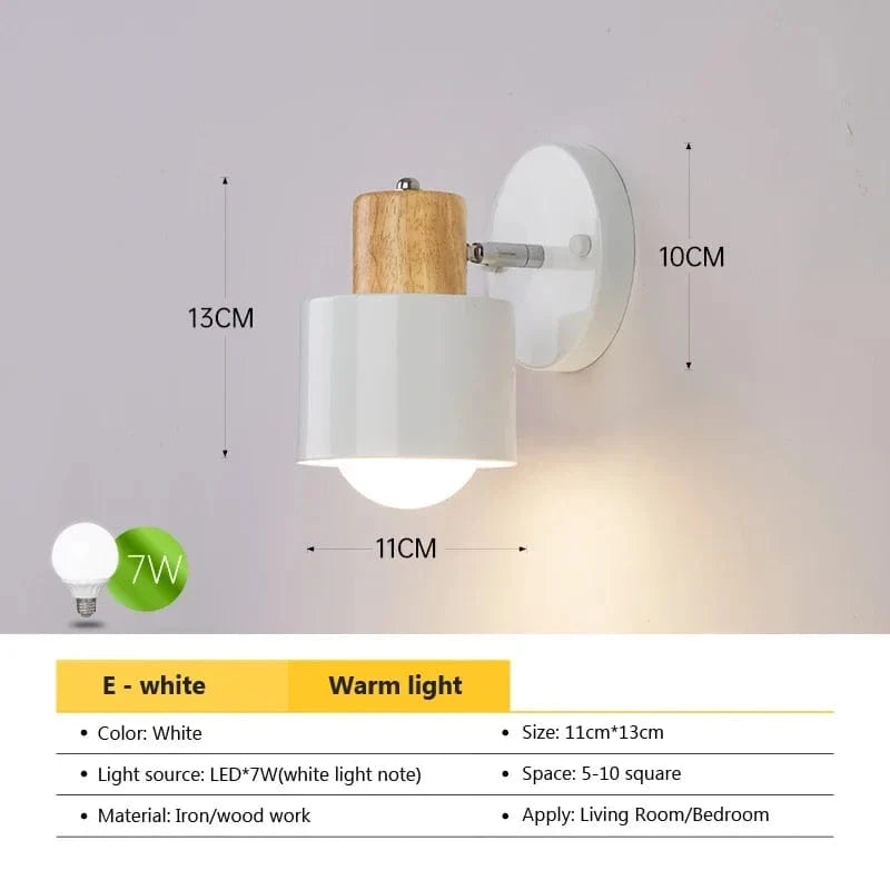 Applique murale nordique moderne | Marco Lucetti F / Lumière blanche et chaude