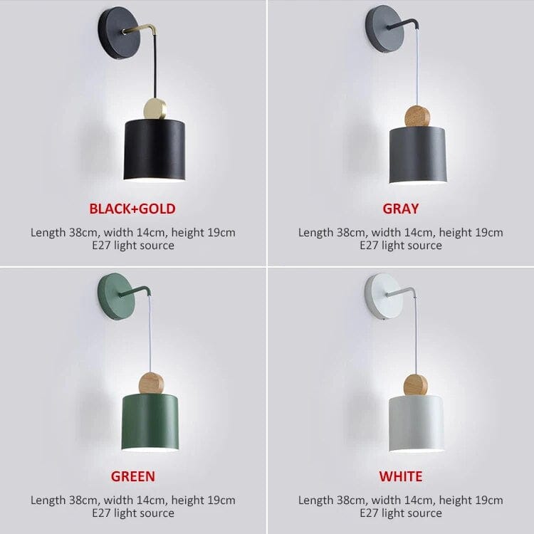 Applique murale nordique Moderne'post - Noir | Marco Lucetti