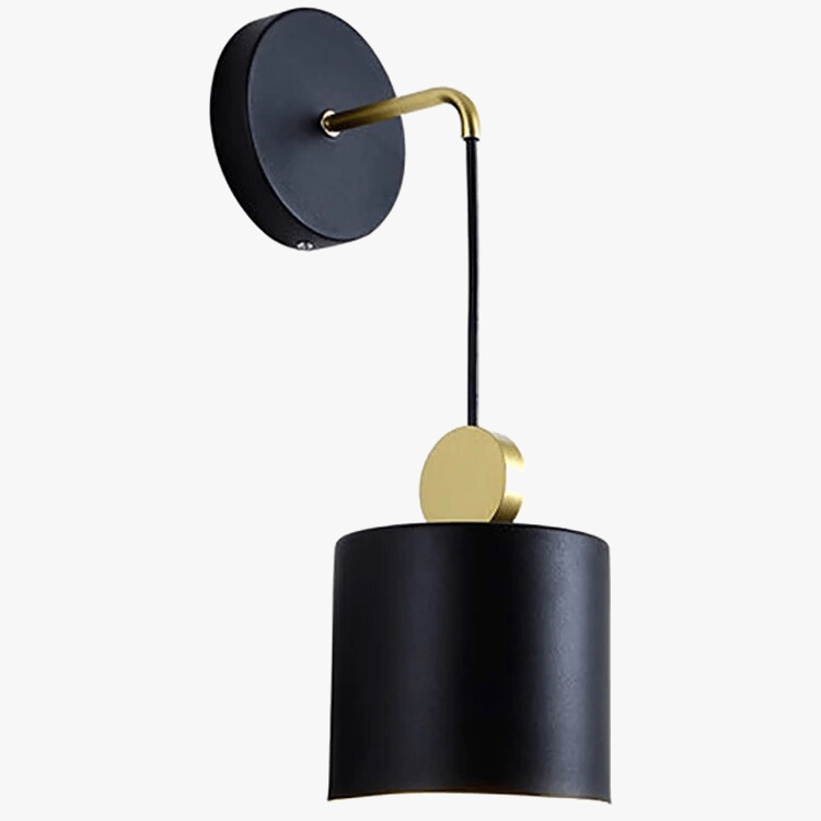 Applique murale nordique Moderne'post - Noir | Marco Lucetti