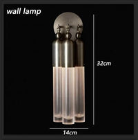 Applique murale nordique moderne pour un éclairage élégant et créatif. | Marco Lucetti 3 têtes / Noir