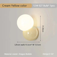 Applique murale nordique Nordic Glow pour éclairage design | Marco Lucetti Jaune crème / 3 Température de couleur