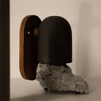 Applique murale nordique rétro en bois naturel | Marco Lucetti