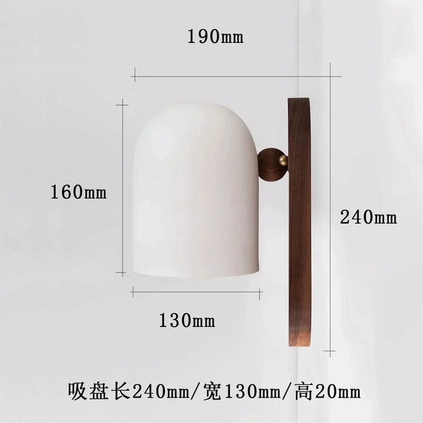 Applique murale nordique rétro en bois naturel | Marco Lucetti b