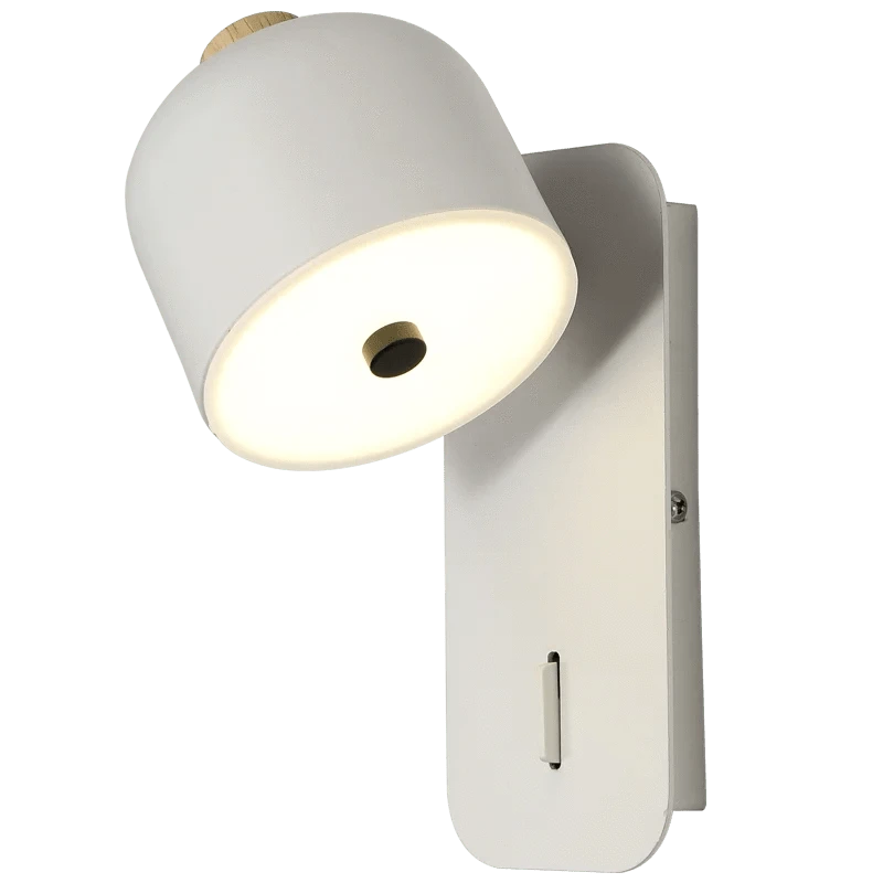 Applique Murale Nordique Rotative avec Interrupteur LED Pivotante - Collection Nordica | Marco Lucetti