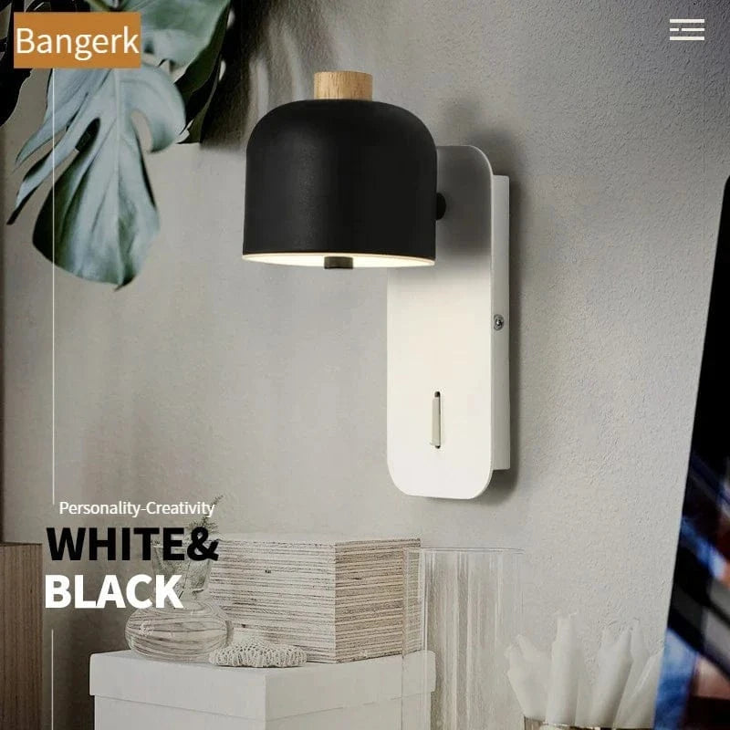Applique Murale Nordique Rotative avec Interrupteur LED Pivotante - Collection Nordica | Marco Lucetti