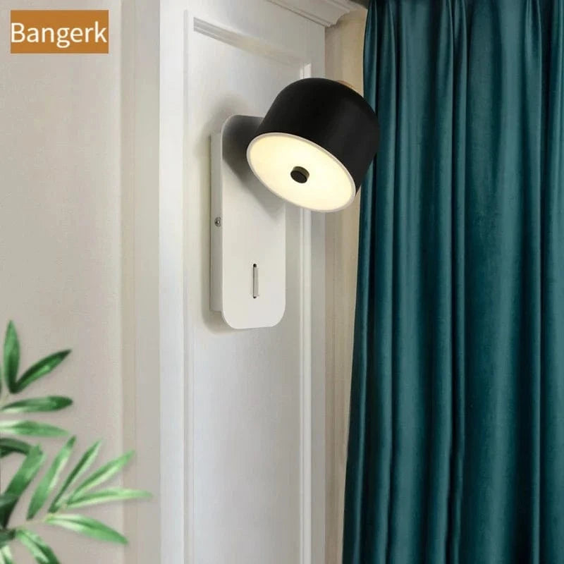 Applique Murale Nordique Rotative avec Interrupteur LED Pivotante - Collection Nordica | Marco Lucetti