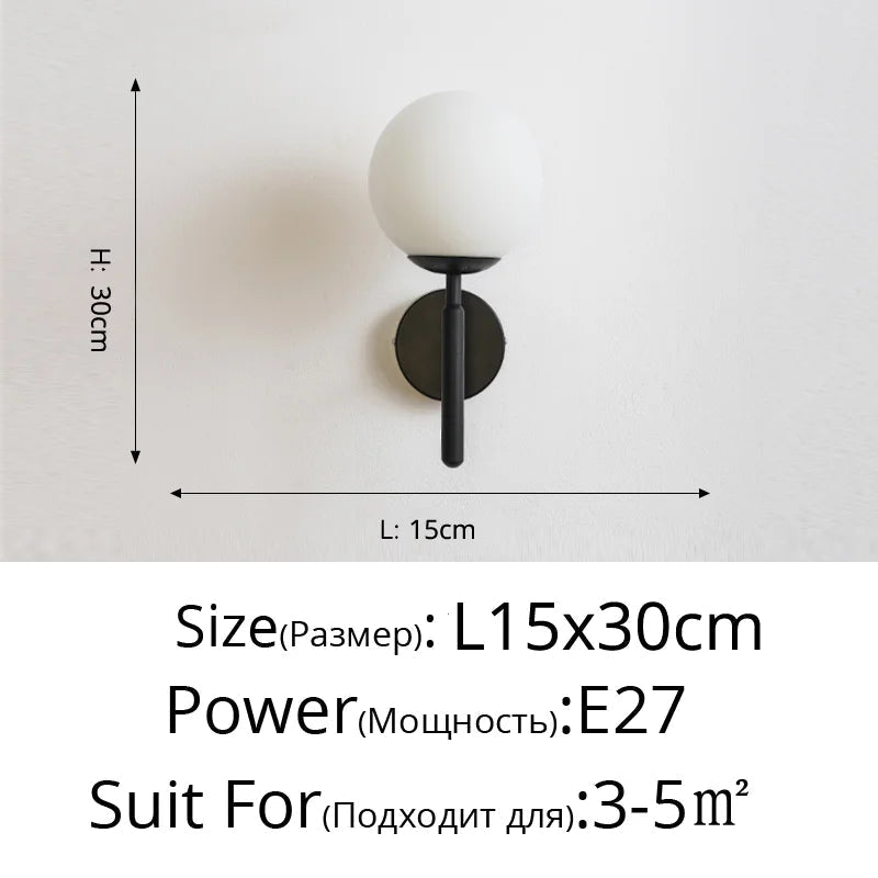 Applique murale nordique en verre luxueux, motif d'eau forgée