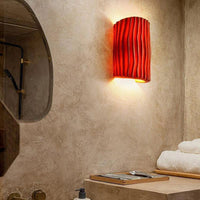 Applique murale nordique Wave en résine | Marco Lucetti