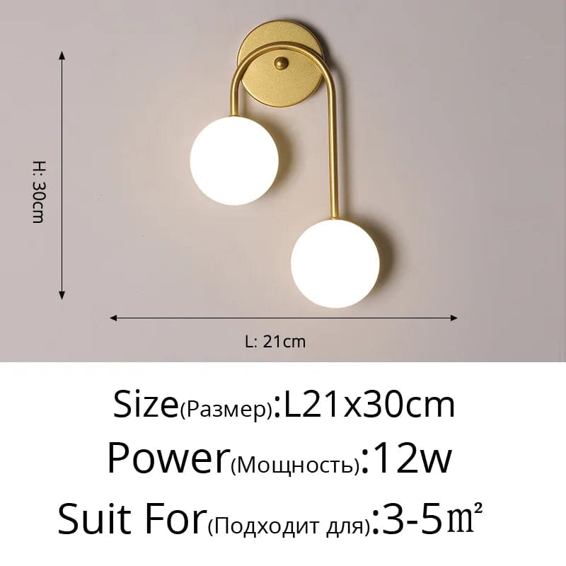 Applique Murale Nordlux Dorée LED - Style Nordique Premium | Marco Lucetti