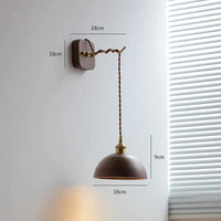 Applique murale noyer pour un intérieur moderne | Marco Lucetti Allumez la prise 2 / 4W (max100w)