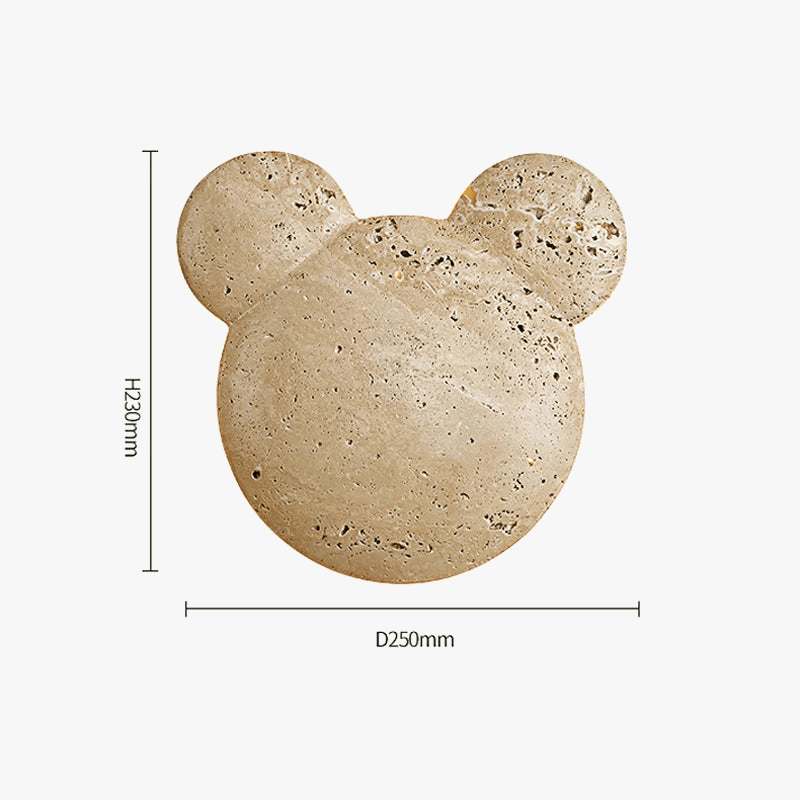 Applique murale Ours Créatif de Style Moderne | Marco Lucetti