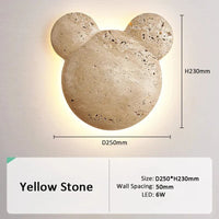 Applique murale Ours Créatif de Style Moderne | Marco Lucetti Pas de commutateur