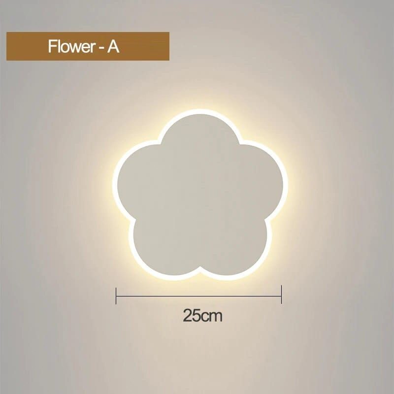 Applique murale Pentagone Design | Marco Lucetti Fleur A 16W / Blanc chaud (2700-3500K)