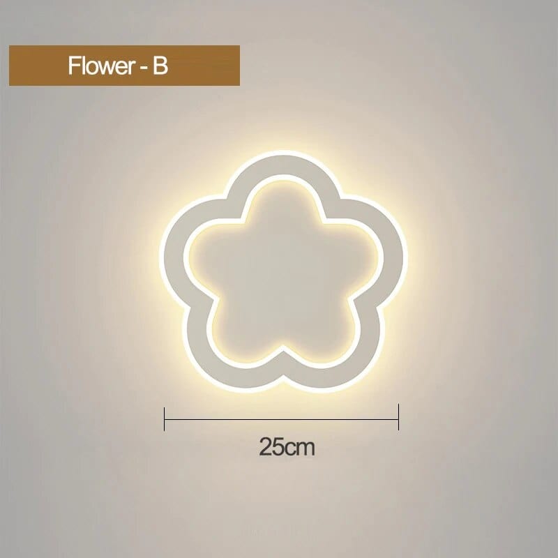 Applique murale Pentagone Design | Marco Lucetti Fleur B 28W / Blanc chaud (2700-3500K)