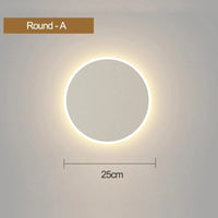 Applique murale Pentagone Design | Marco Lucetti Ronde A 16W / Blanc chaud (2700-3500K)