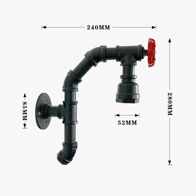 Applique murale "Pipeline Style" | Marco Lucetti