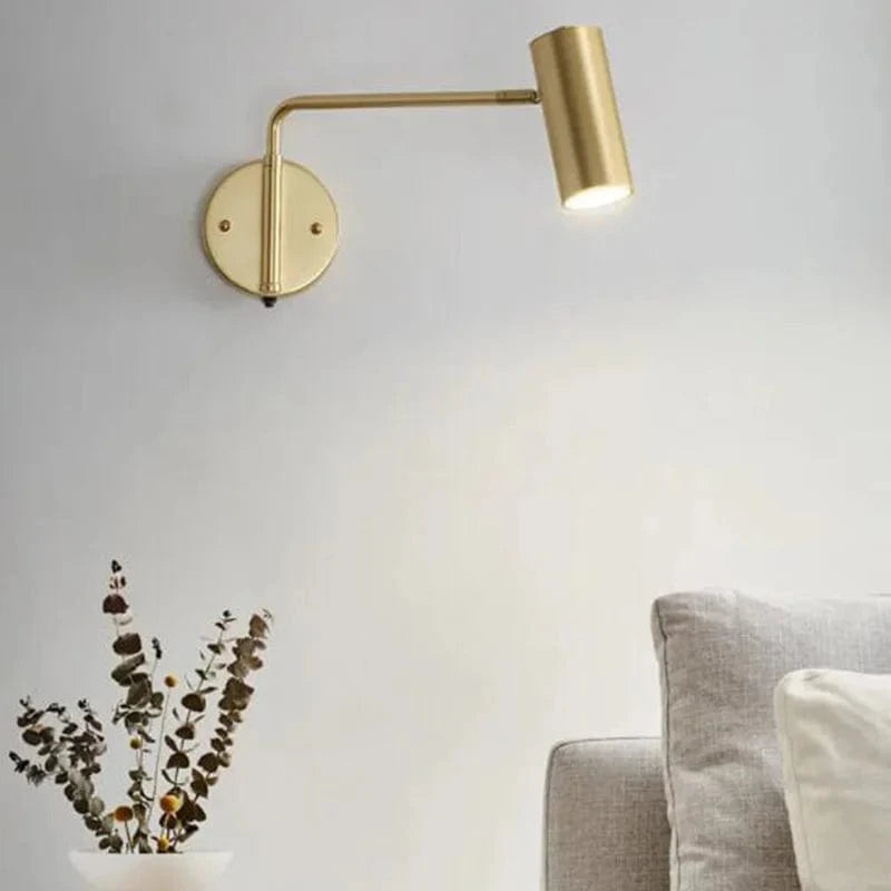 Applique Murale Pivotante Or Moderne | Marco Lucetti