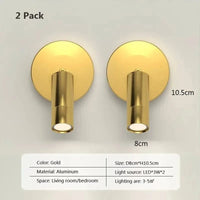 Applique murale pliante moderne de haute qualité avec interrupteur | Marco Lucetti A 2 / Blanc chaud