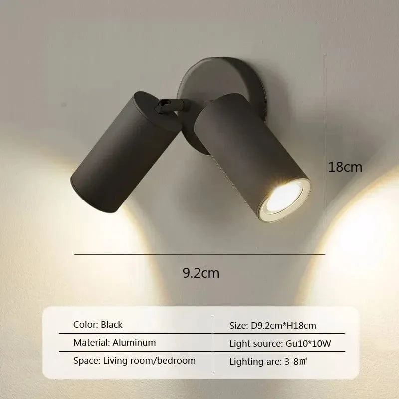 Applique murale pliante moderne de haute qualité avec interrupteur | Marco Lucetti AB2 / Blanc chaud