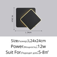 Applique murale post-éclipse solaire nordique moderne minimaliste | Marco Lucetti