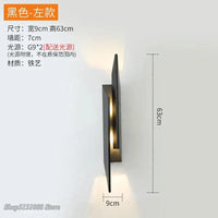 Applique murale post-moderne en fer lampe de chevet nordique créative. | Marco Lucetti