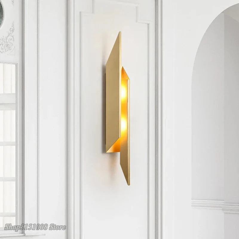 Applique murale post-moderne en fer lampe de chevet nordique créative. | Marco Lucetti