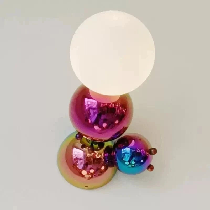 Applique murale postmoderne boule de verre haricot magique en acier de luxe | Marco Lucetti 1 tête / Nature Blanc