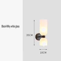 Applique murale postmoderne en verre fumé clair | Marco Lucetti