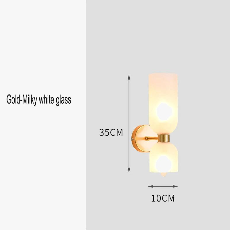 Applique murale postmoderne en verre fumé clair | Marco Lucetti