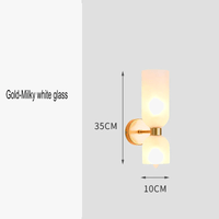 Applique murale postmoderne en verre fumé clair | Marco Lucetti