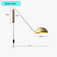Applique murale Postmoderne Or Noir - Luxe et Style | Marco Lucetti