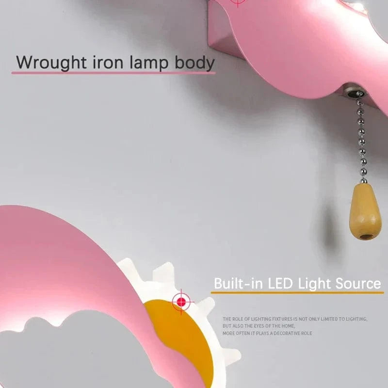 Applique murale pour enfants en forme de nuage : design minimaliste et moderne | Marco Lucetti