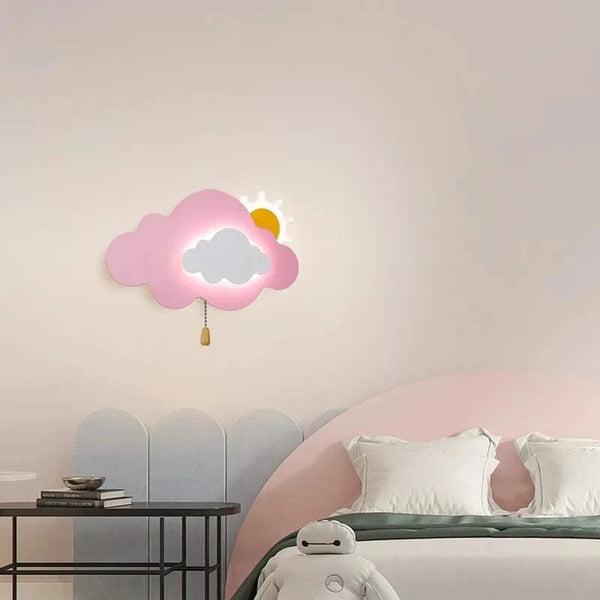 Applique murale pour enfants en forme de nuage : design minimaliste et moderne | Marco Lucetti