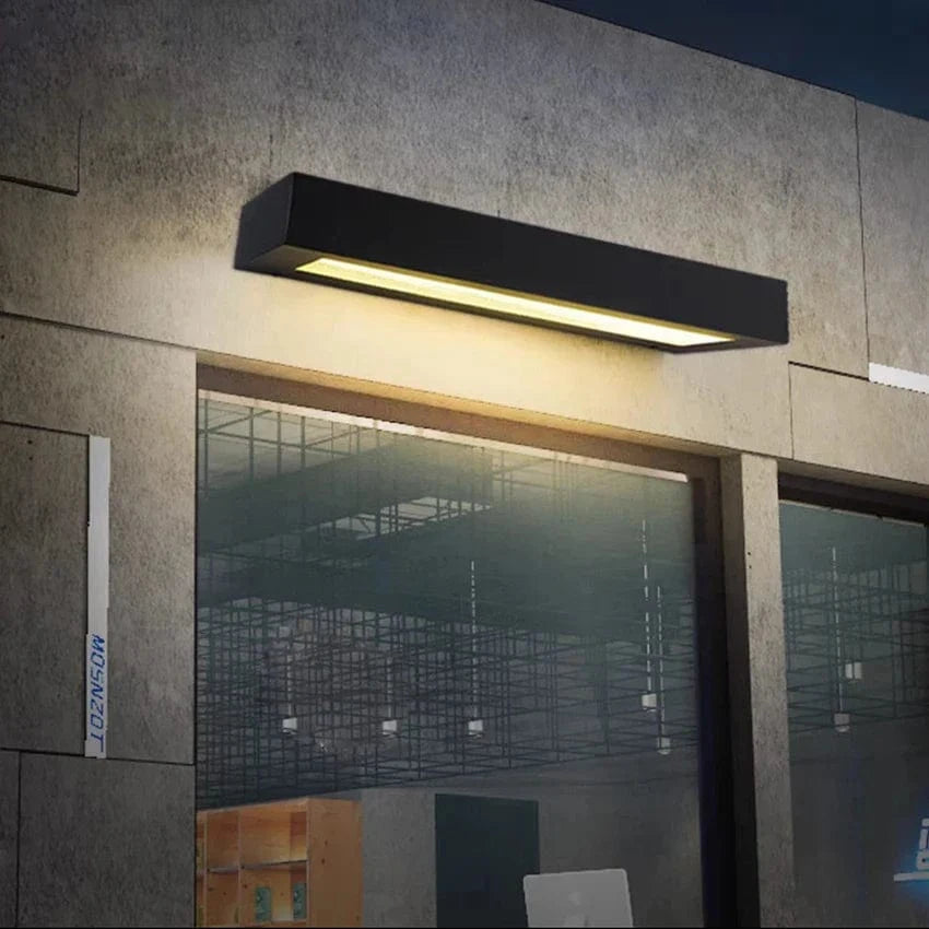 Applique Murale pour Extérieur en Acier Inoxydable pour Porte d'Entrée | Marco Lucetti