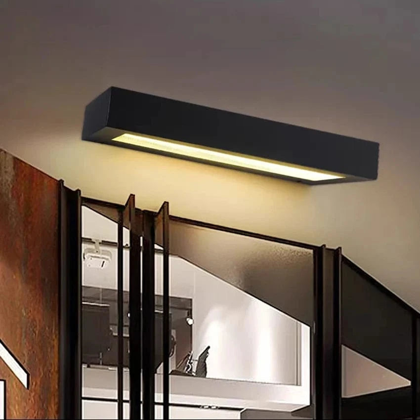 Applique Murale pour Extérieur en Acier Inoxydable pour Porte d'Entrée | Marco Lucetti