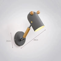 Applique murale pour la chambre d'enfant "SweetMac" | Marco Lucetti Gris / Sans ampoule