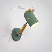 Applique murale pour la chambre d'enfant "SweetMac" | Marco Lucetti Vert / Sans ampoule