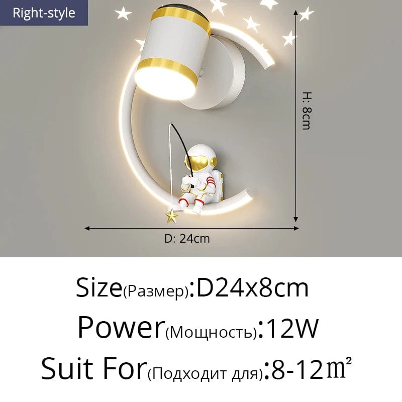 Applique murale premium "Cosmic Glow" pour salon modernes et luxueux | Marco Lucetti