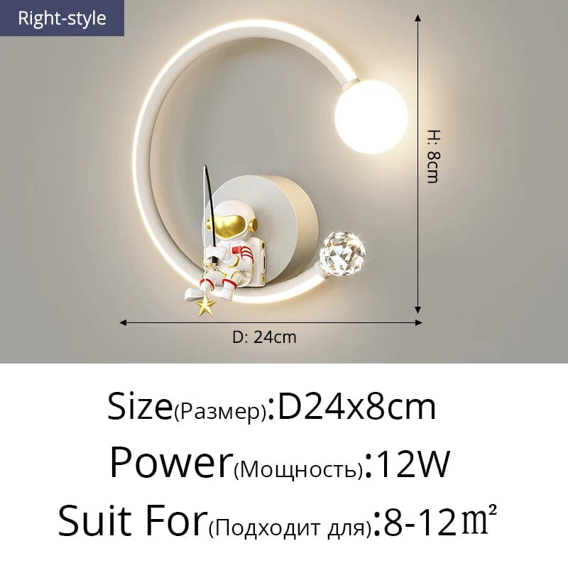 Applique murale premium "Cosmic Glow" pour salon modernes et luxueux | Marco Lucetti