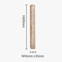 Applique murale rectangulaire en pierre naturelle de luxe | Marco Lucetti