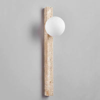 Applique murale rectangulaire en pierre naturelle de luxe | Marco Lucetti