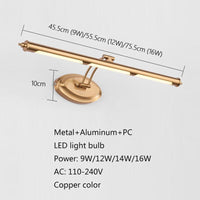 Applique murale rectangulaire Magascar - Style Moderne | Marco Lucetti Cuivre / 12W