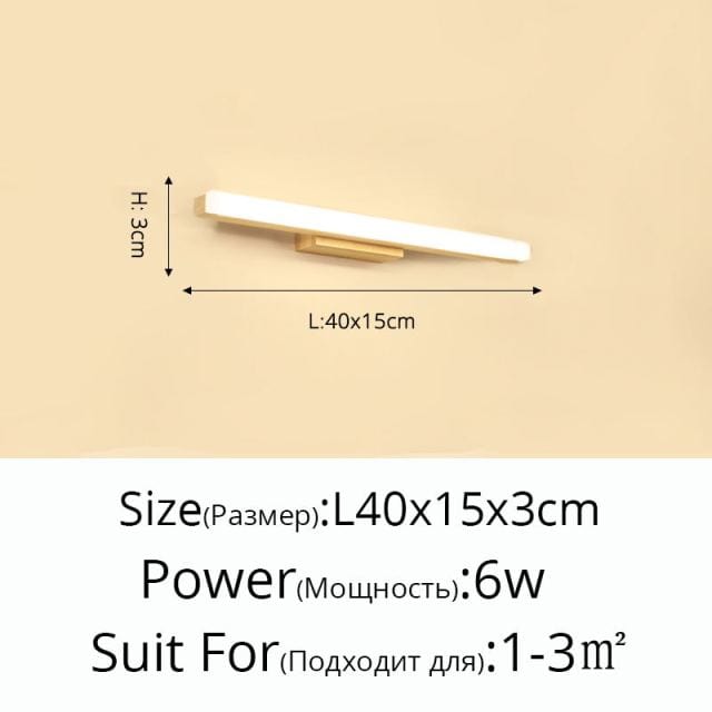 Applique murale rectangulaire moderne Aixa | Marco Lucetti 40cm